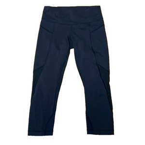 🌷LULULEMON🌷 Black Sheer Cutout Capri​​​​